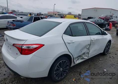 2015 Toyota Corolla S Plus из США, поврежденный, VIN 2T1BURHE4FC426998